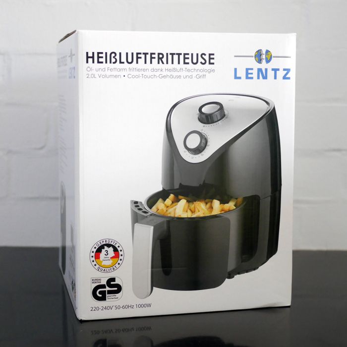 Lentz Heißluftfritteuse (Aerofryer) 1000 Watt