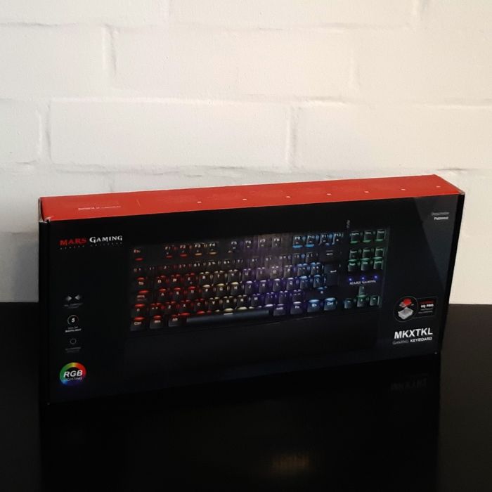 Mars Gaming MKXTKL LED Gaming Tastatur, mechanisch, schwarz