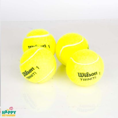 4 Wilson Triniti Tennisbälle